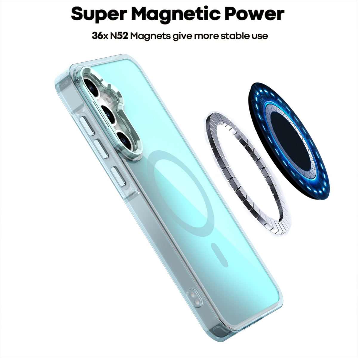 Shockproof Chameleon Magnetic Phone Case for Samsung Galaxy A17 | Mil