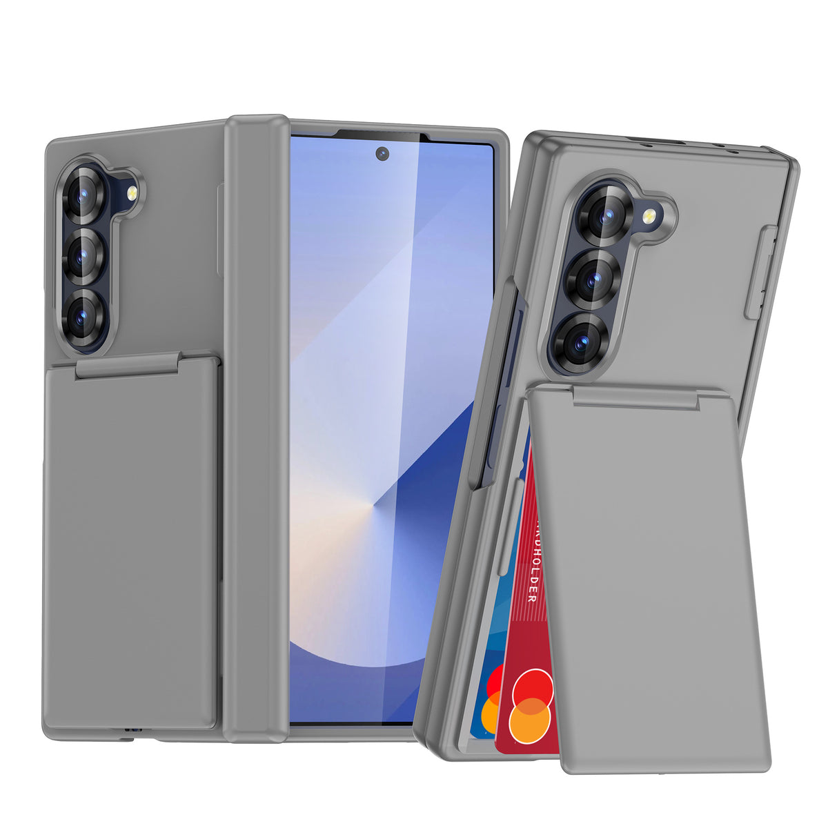 Compatible with Samsung ZFold8 folding card holder phone case
