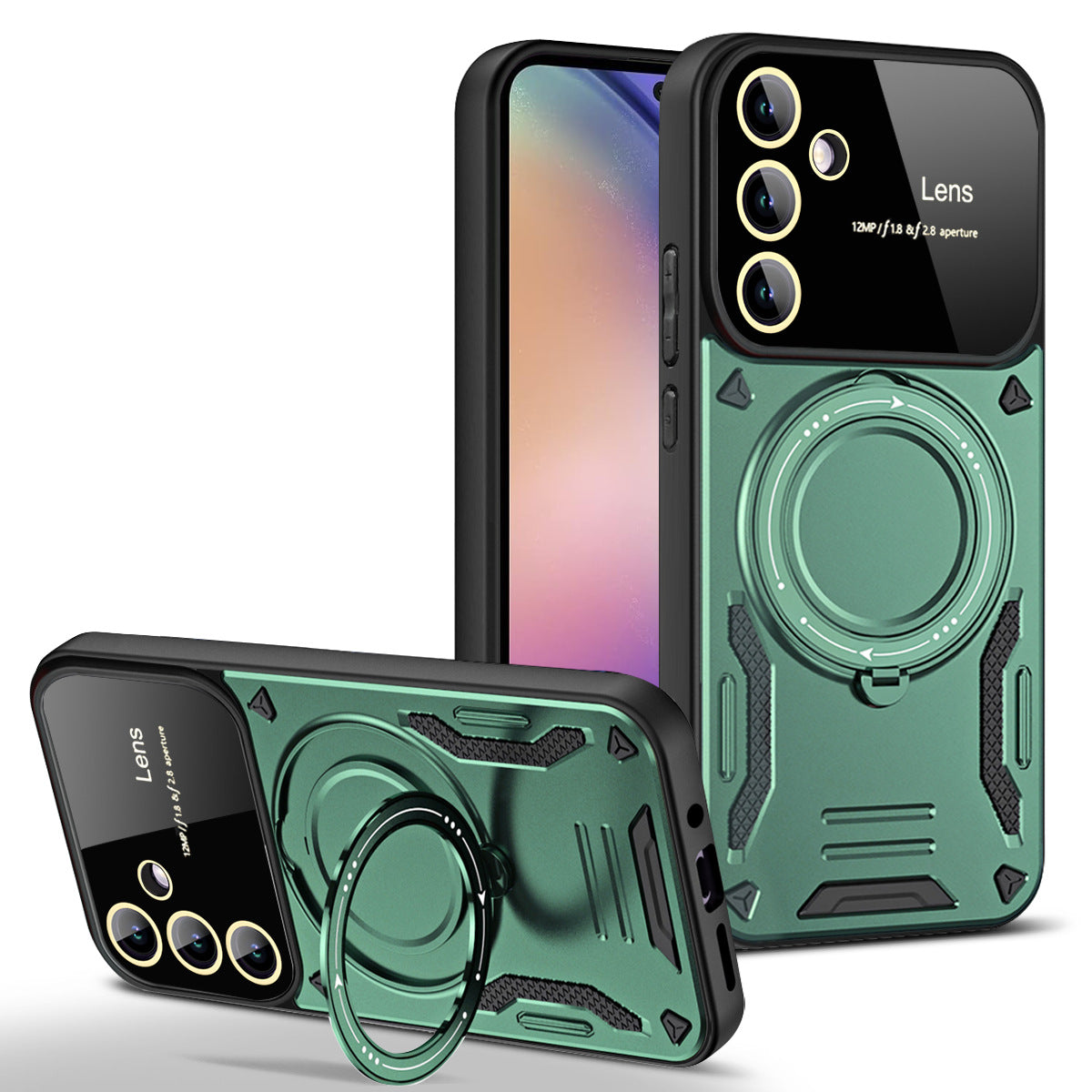 Magnetic stand shockproof phone case for Samsung Galaxy A37
