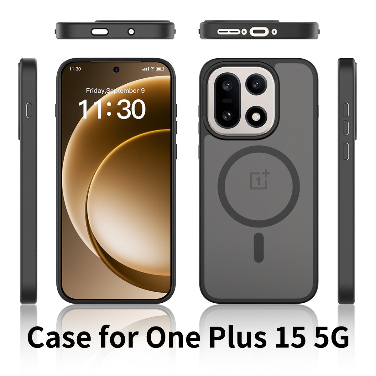 TPU magnetic phone case with a skin-like feel, suitable for OnePlus 15 5G