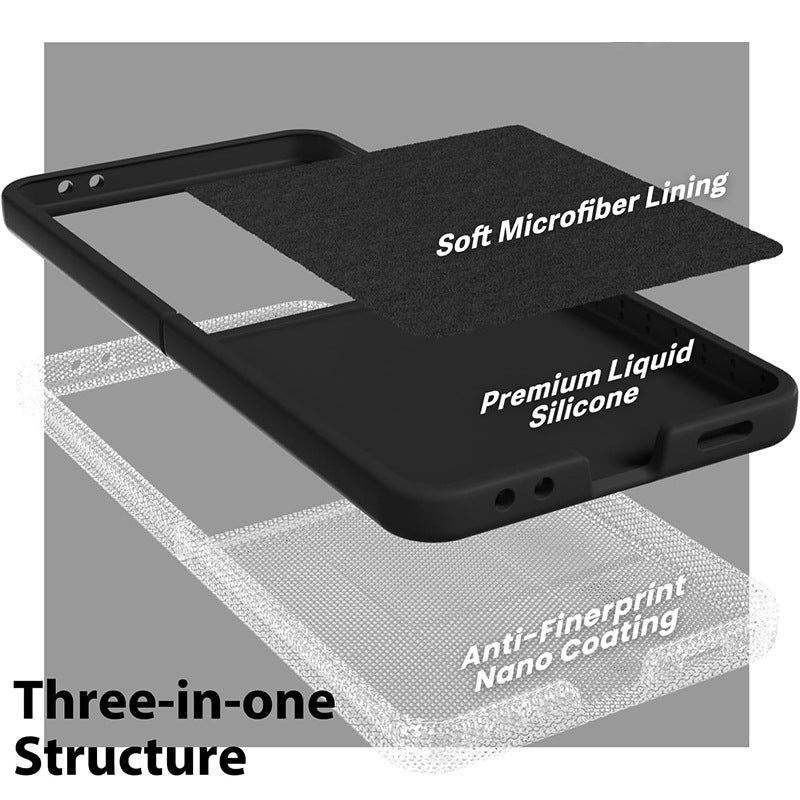 Silicone Shockproof phone case for Samsung Galaxy Z Flip 7