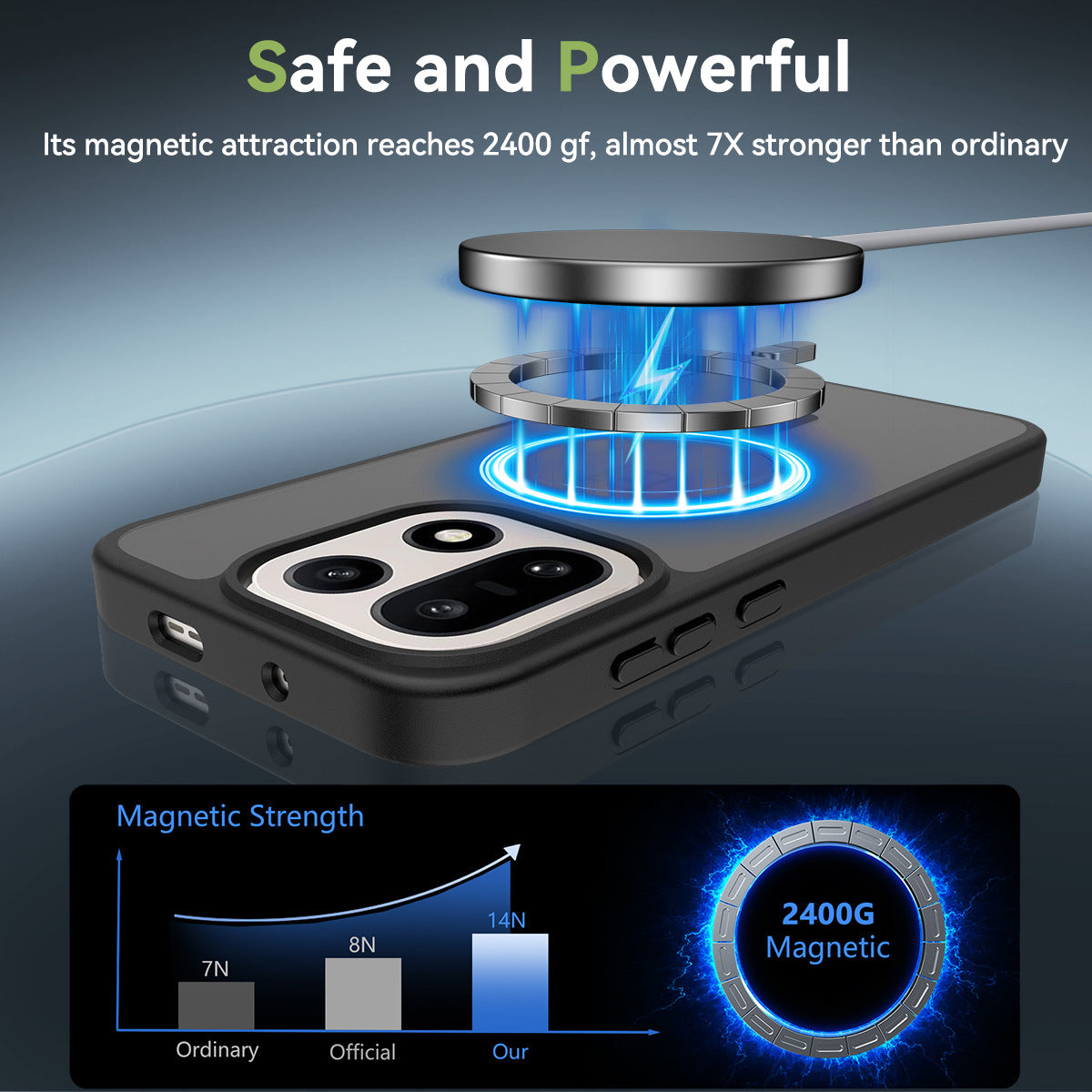 TPU magnetic phone case with a skin-like feel, suitable for OnePlus 15 5G