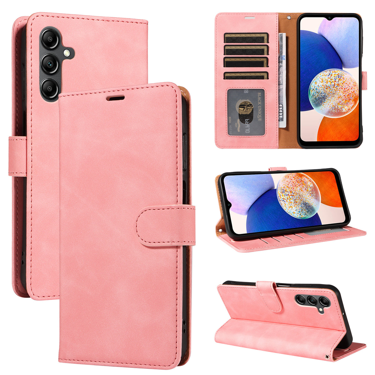 Leather Wallet Phone Case | Card Holder for Samsung Galaxy A16 5G