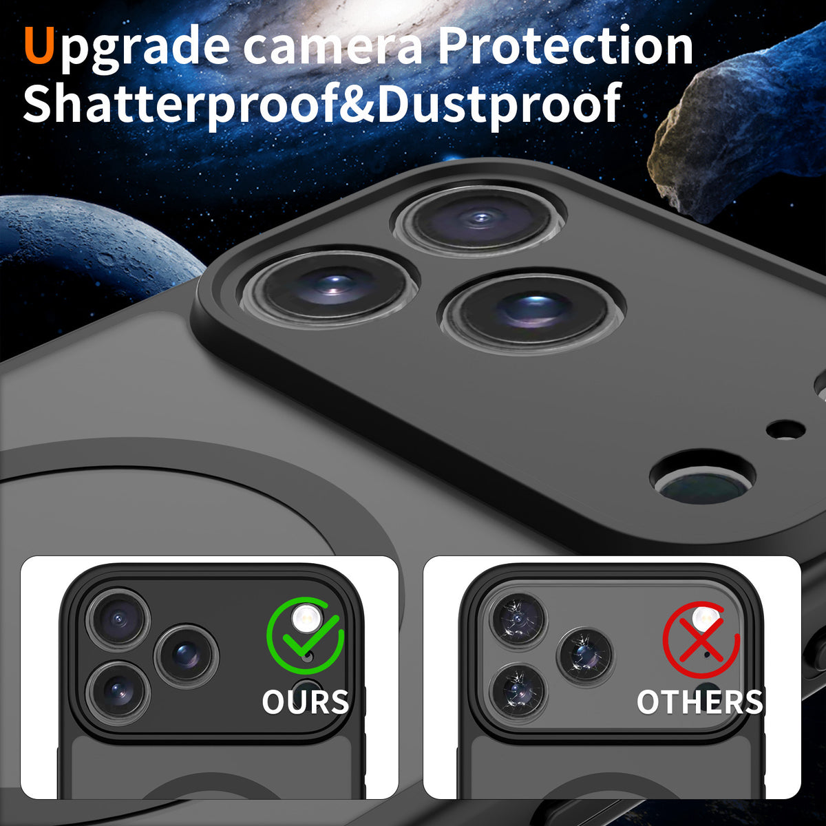 Magnetic Shockproof Matte Phone Case for iPhone 18 Pro Max
