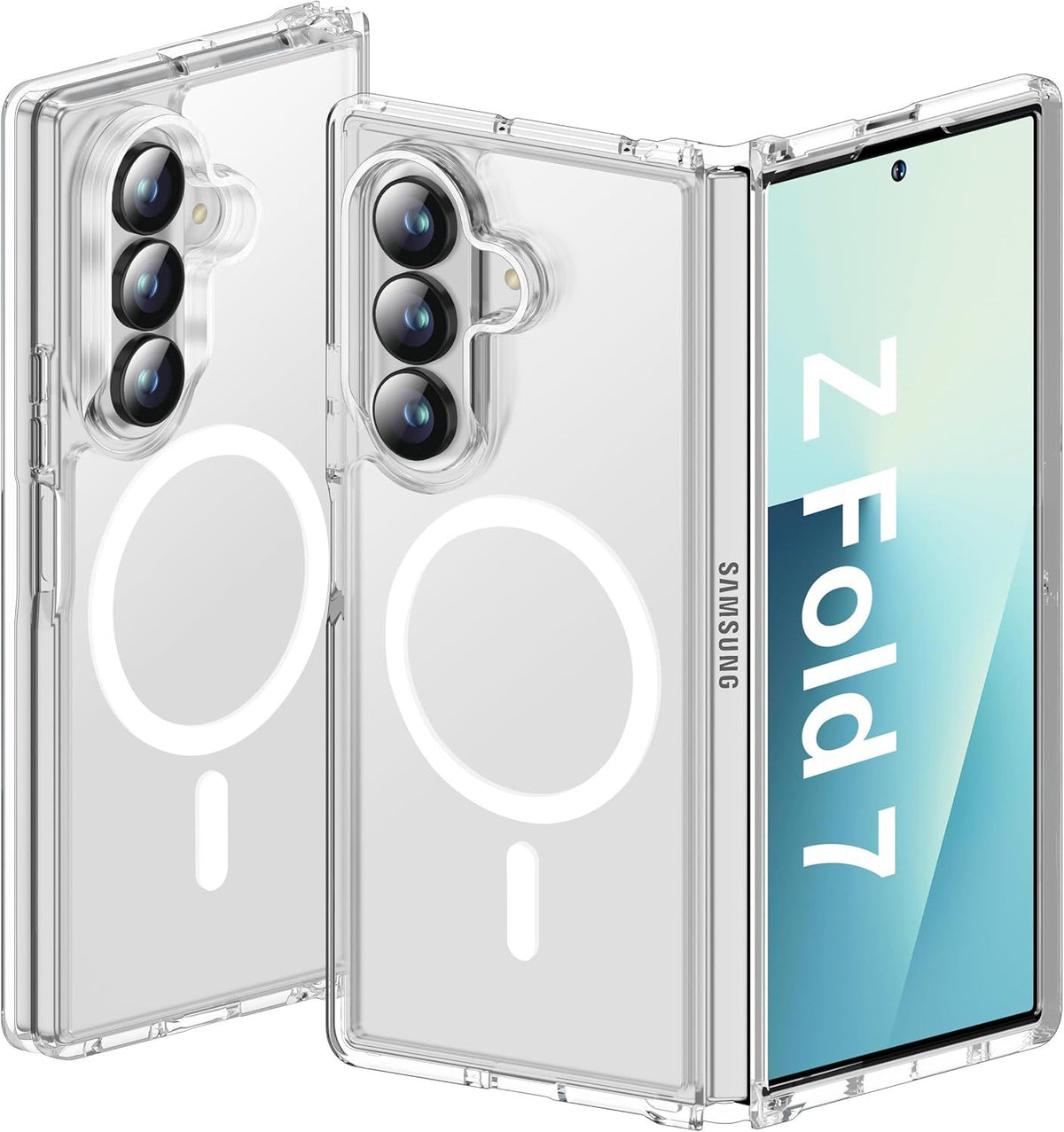 Anti-yellowing magnetic phone case for Samsung Galaxy Z Fold 7