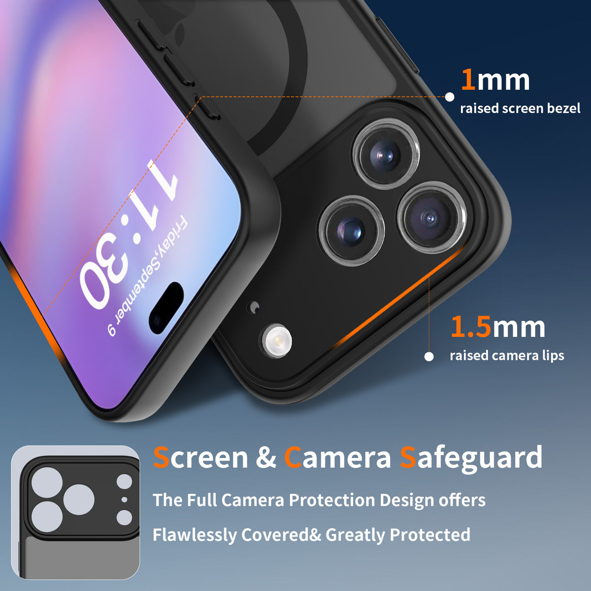 Magnetic Shockproof Matte Phone Case for iPhone 18 Pro Max