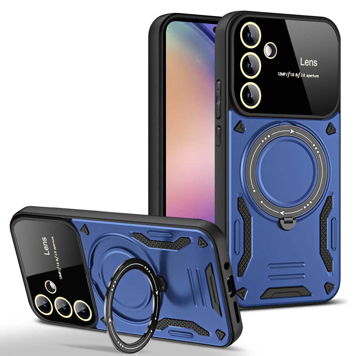 Magnetic stand shockproof phone case for Samsung Galaxy A37