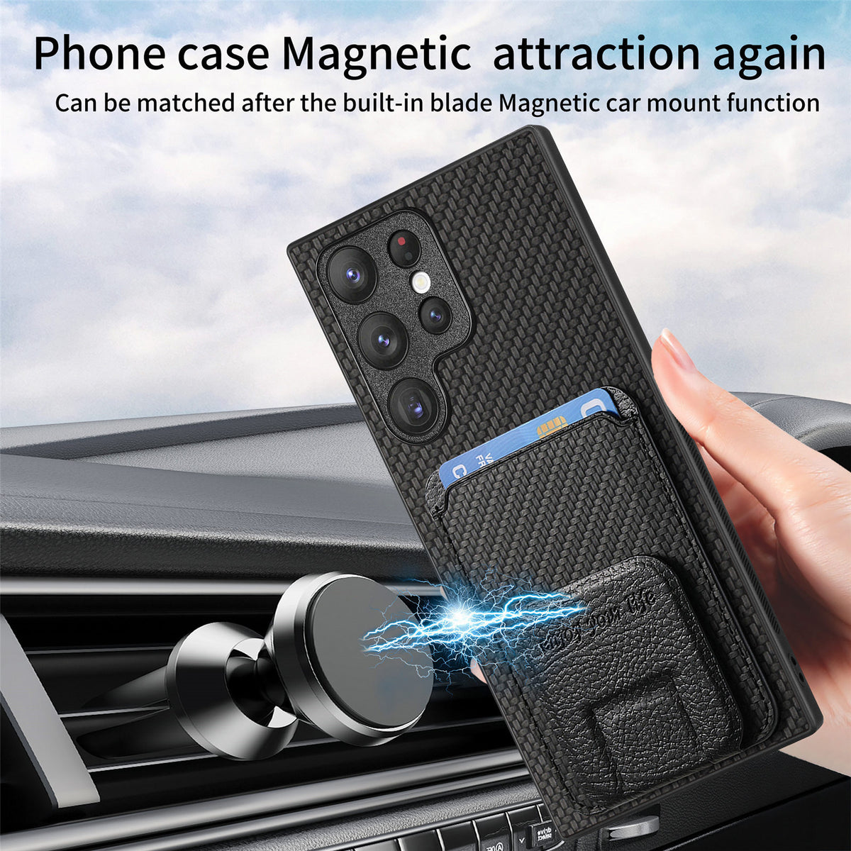 PU leather stand Shockproof phone case for Samsung Galaxy S25 Ultra