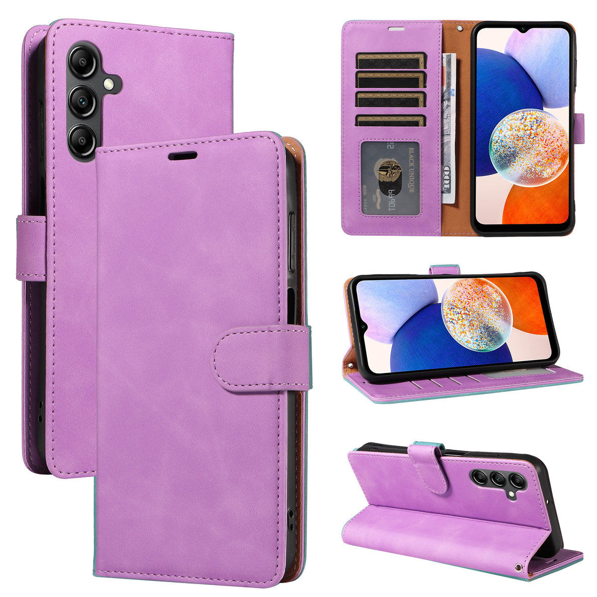 Leather Wallet Phone Case | Card Holder for Samsung Galaxy A16 5G