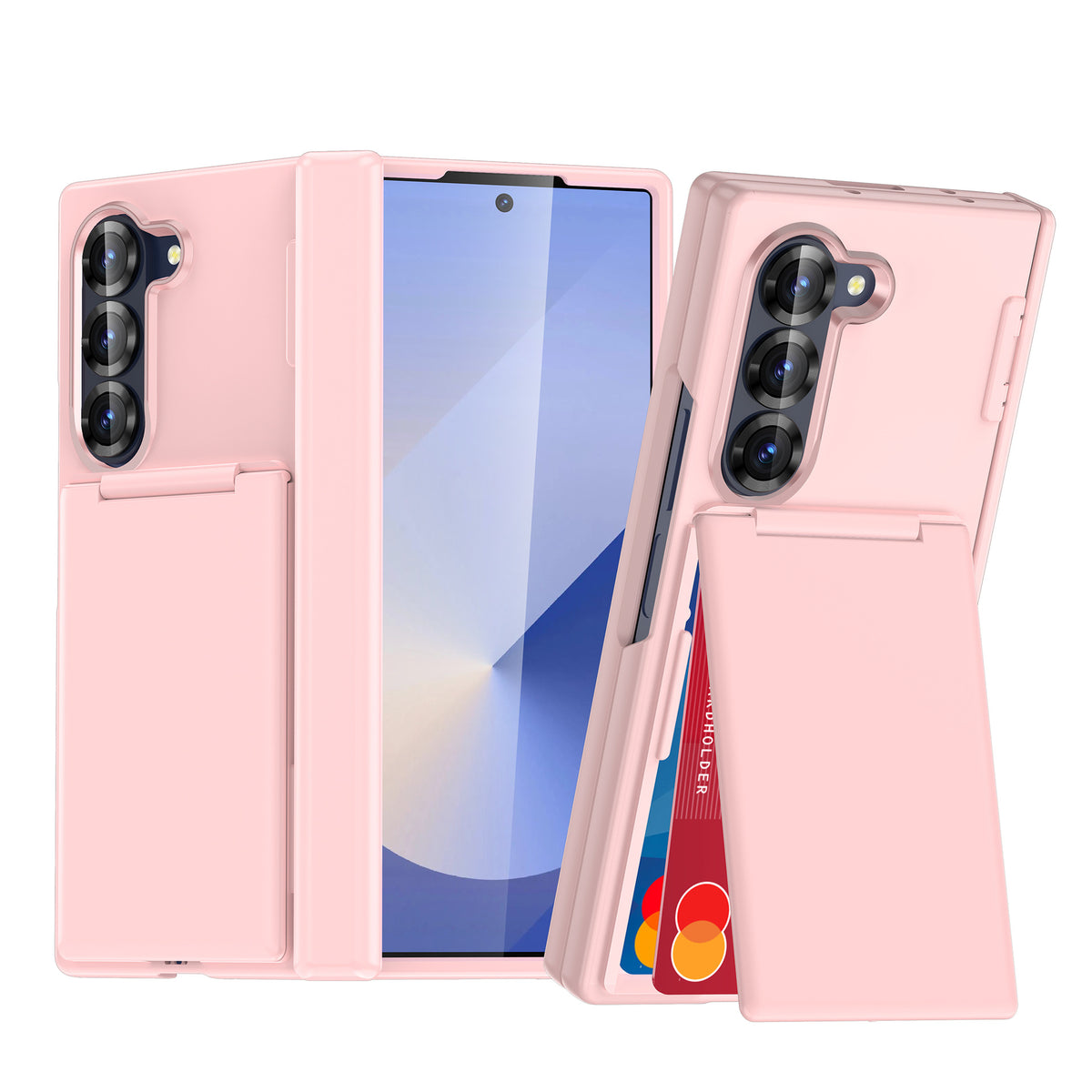 Compatible with Samsung ZFold8 folding card holder phone case