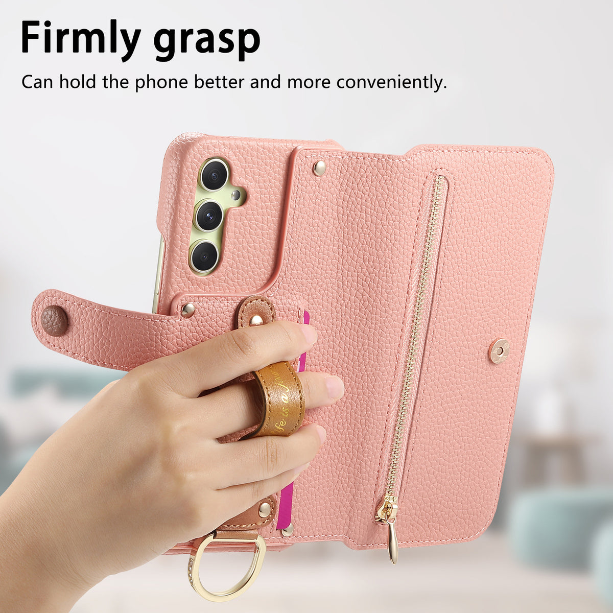 Foldable Wallet-style phone case for Samsung Galaxy A16 with card slot 