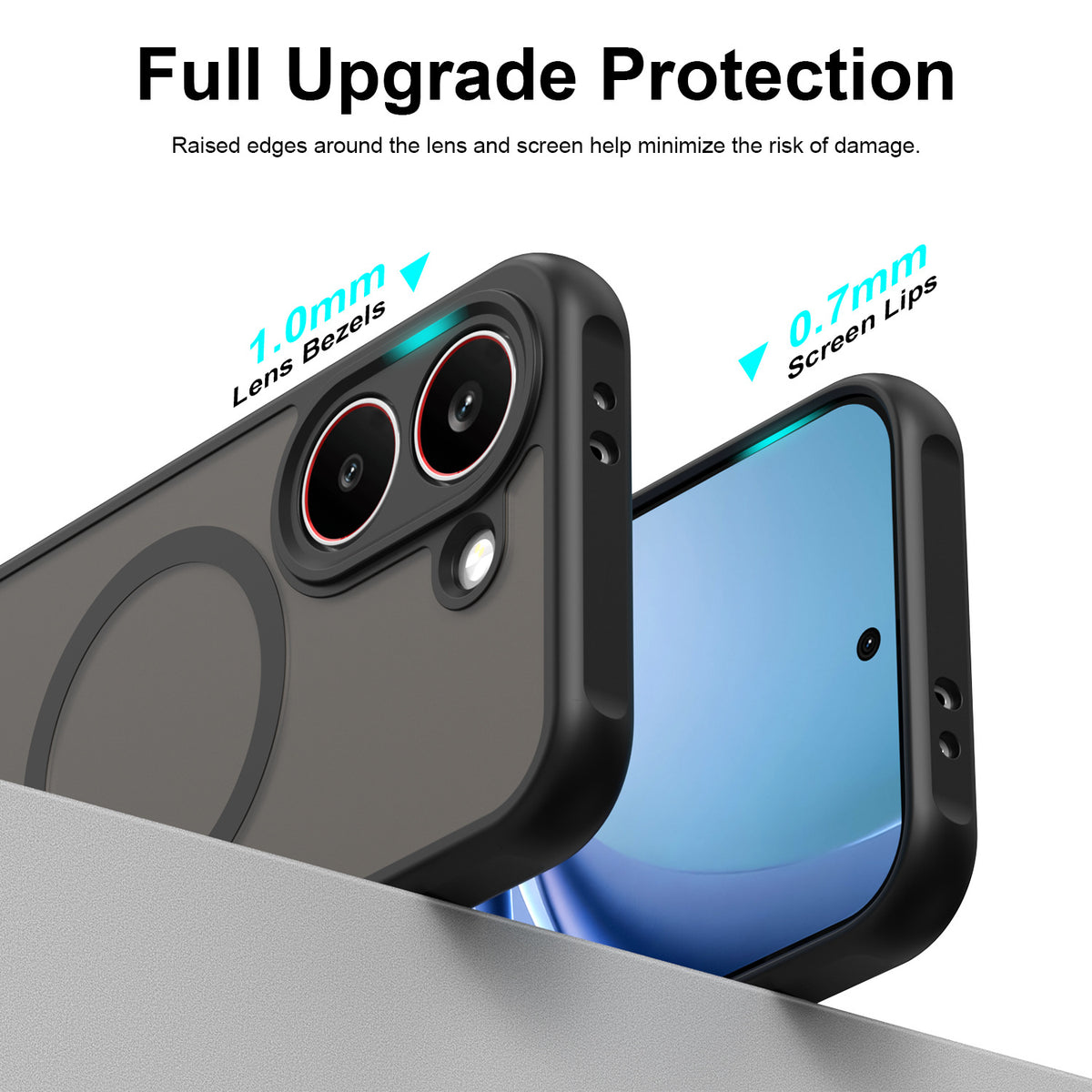 PC+TPU Magnetic Shockproof Phone Case for Redmi Turbo 5