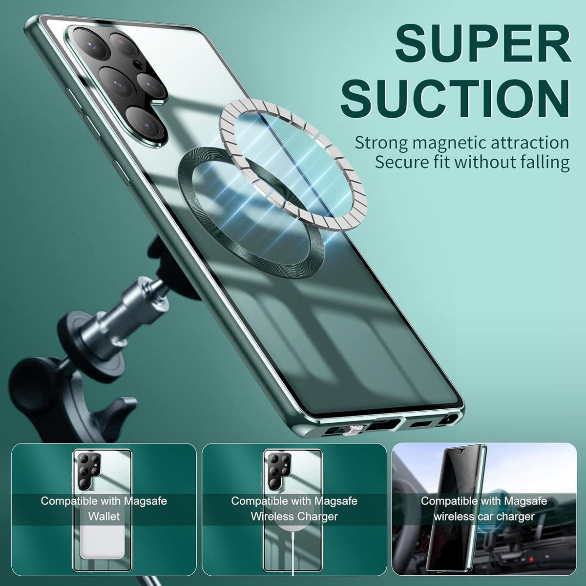 MagSafe shockproof phone case for Samsung Galaxy S25