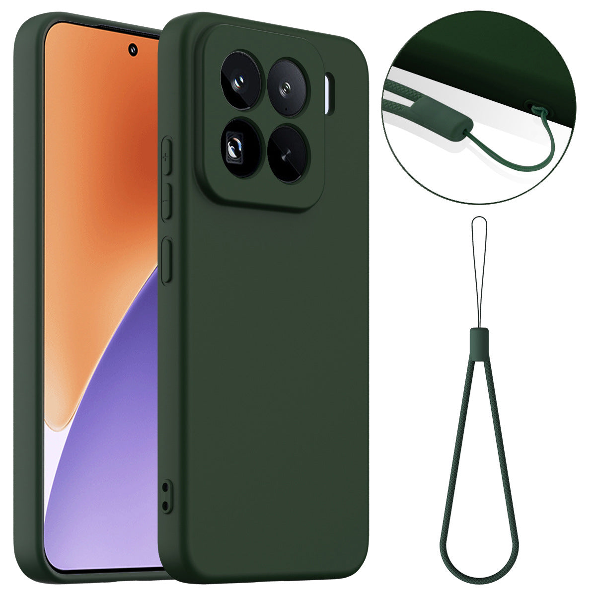 Silicone MagSafe Solid Color Phone Case for Xiaomi 14T Pro
