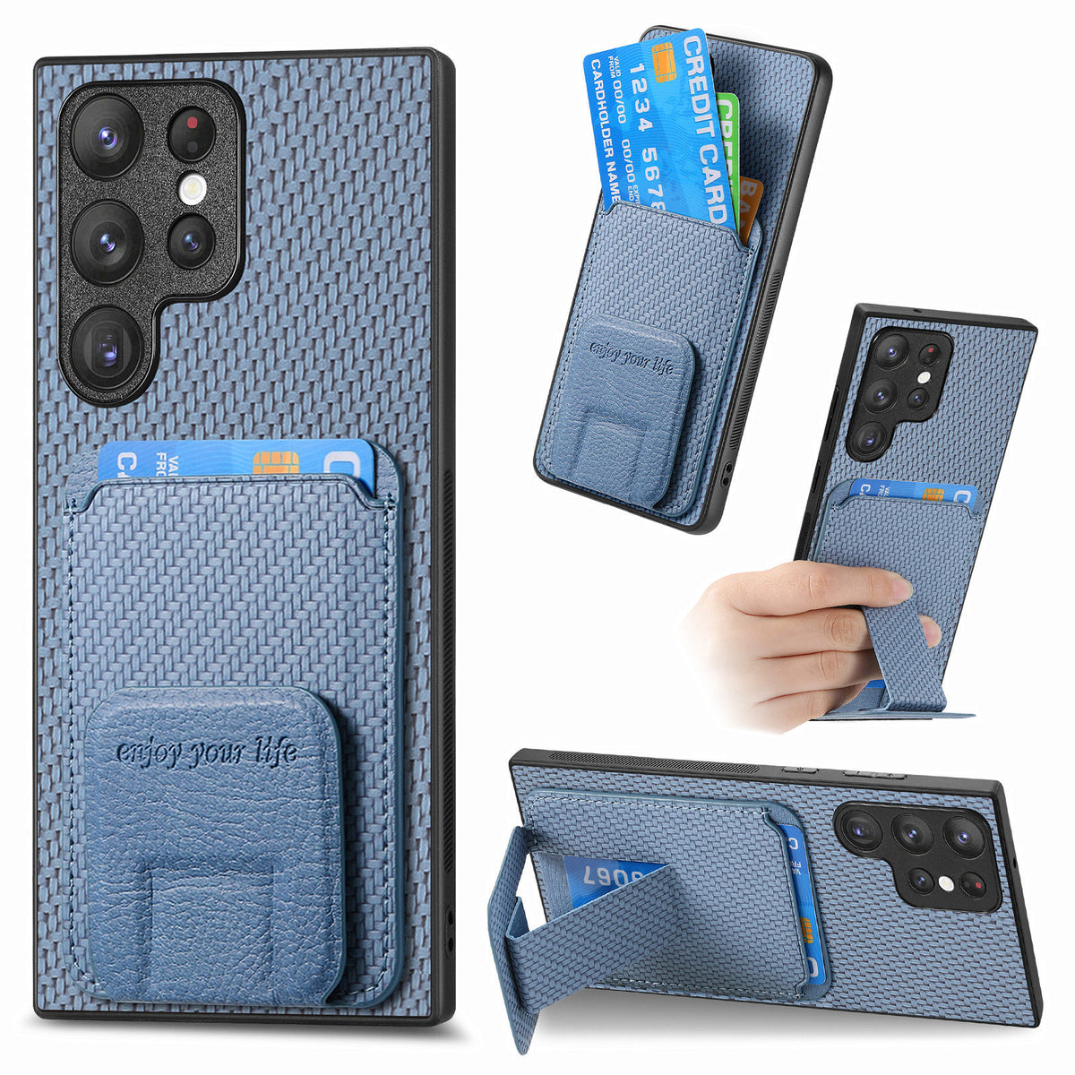 PU leather stand Shockproof phone case for Samsung Galaxy S25 Ultra
