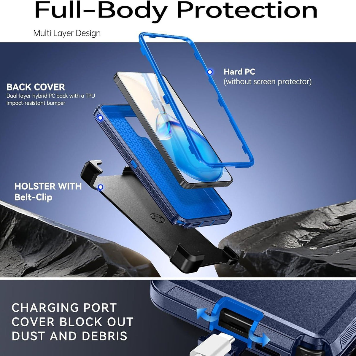 360¡ã Rotating Stand MagSafe Phone Case for Samsung Galaxy S26 Ultra, 