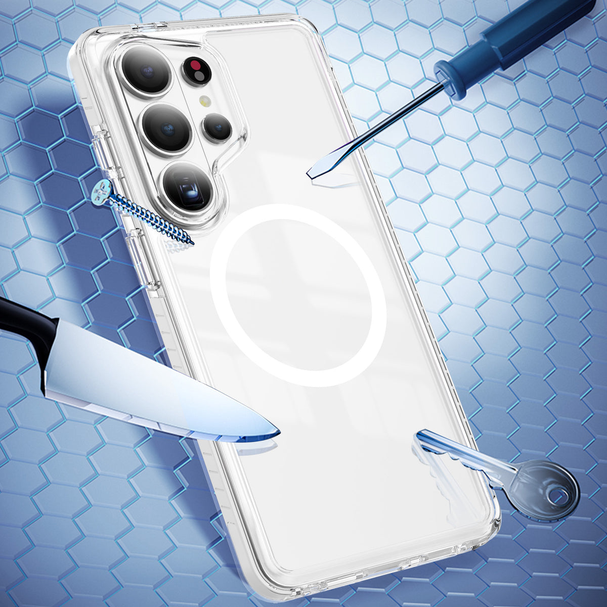 Transparent [Magnsafe Compatible] Phone Case for Samsung Galaxy S26 Ultra