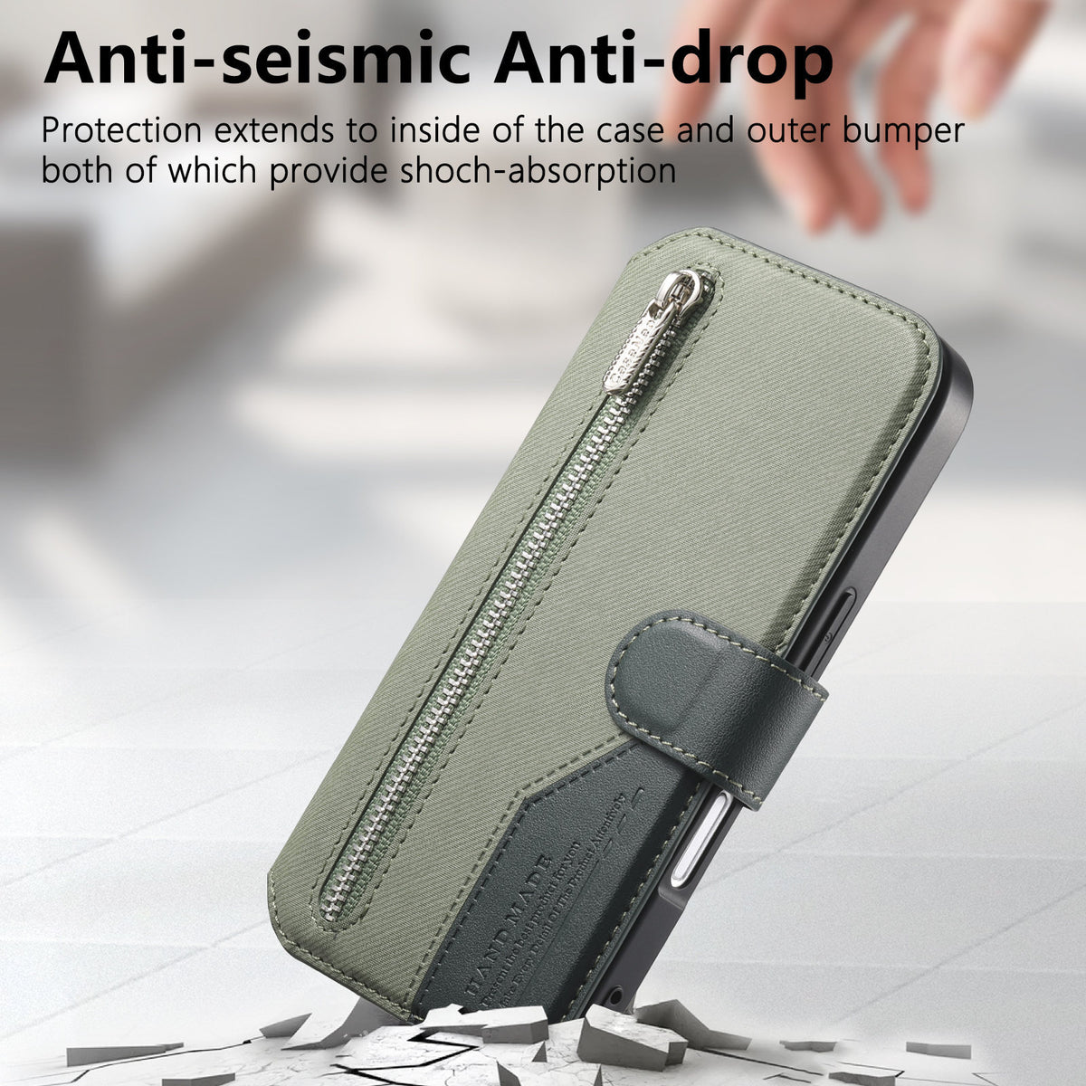 2-in-1 magnetic detachable  phone case for iPhone 13  RFID shielding