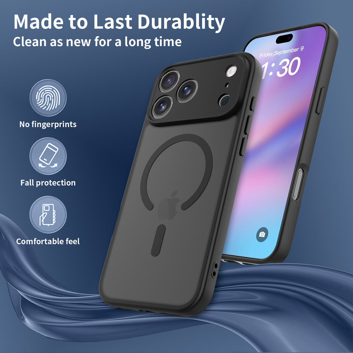 Magnetic Shockproof Matte Phone Case for iPhone 18 Pro Max