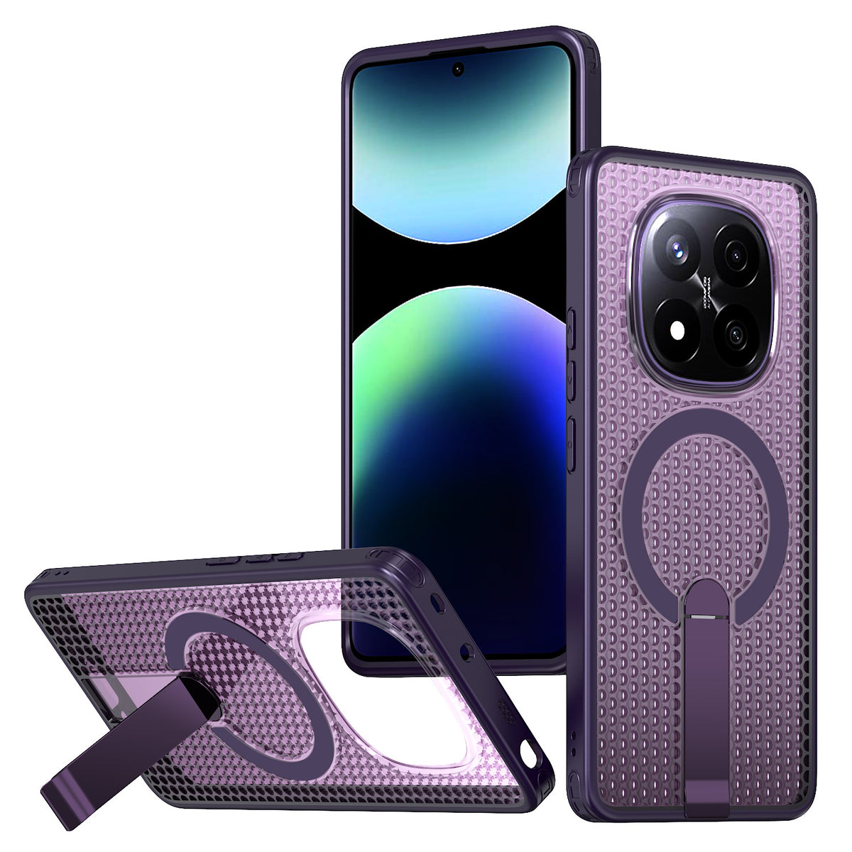 TPU+PC MagSafe cooling phone case for Redmi Note 15 Pro 4G