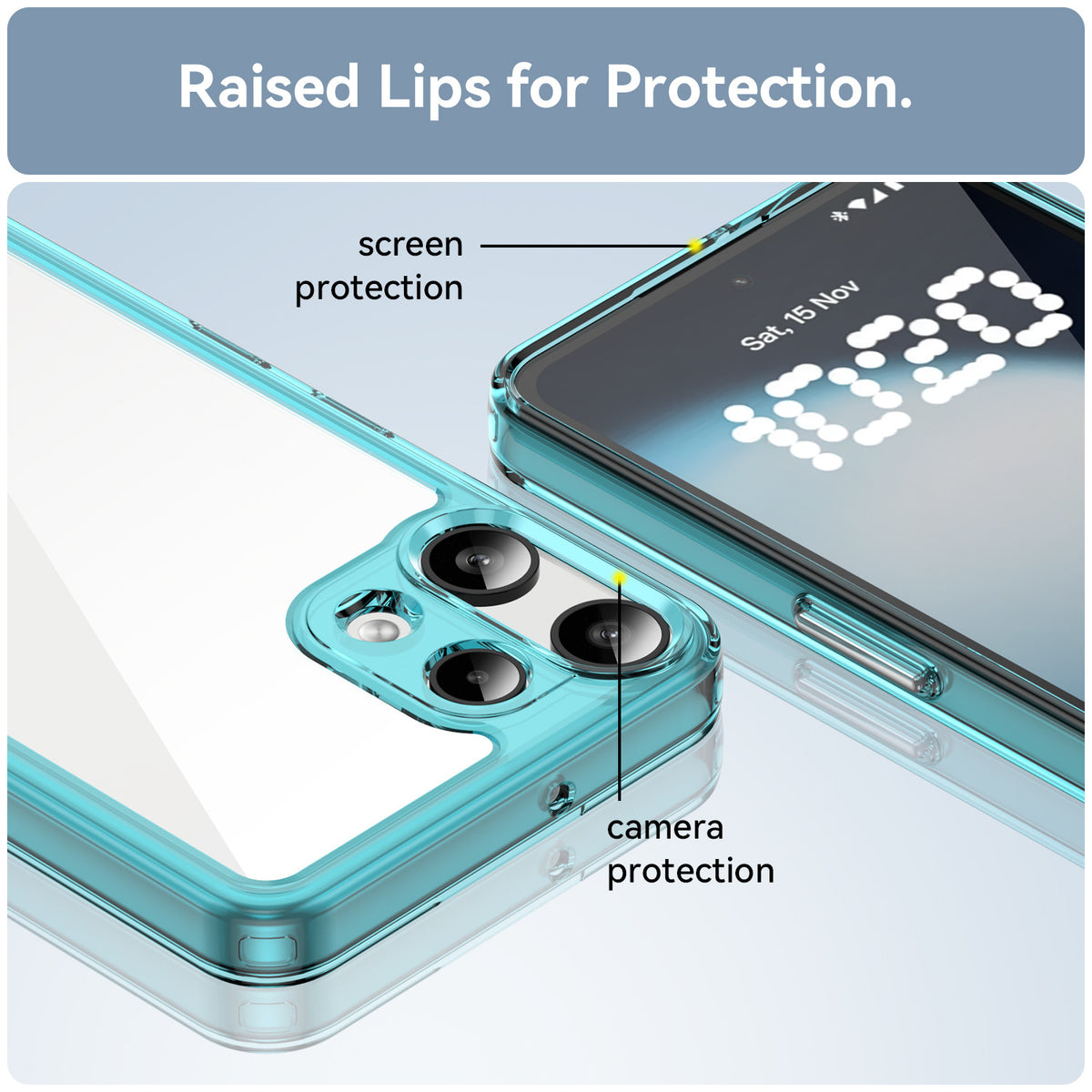 Silicone colorful Shockproof phone case for Nothing phone 3A Lite