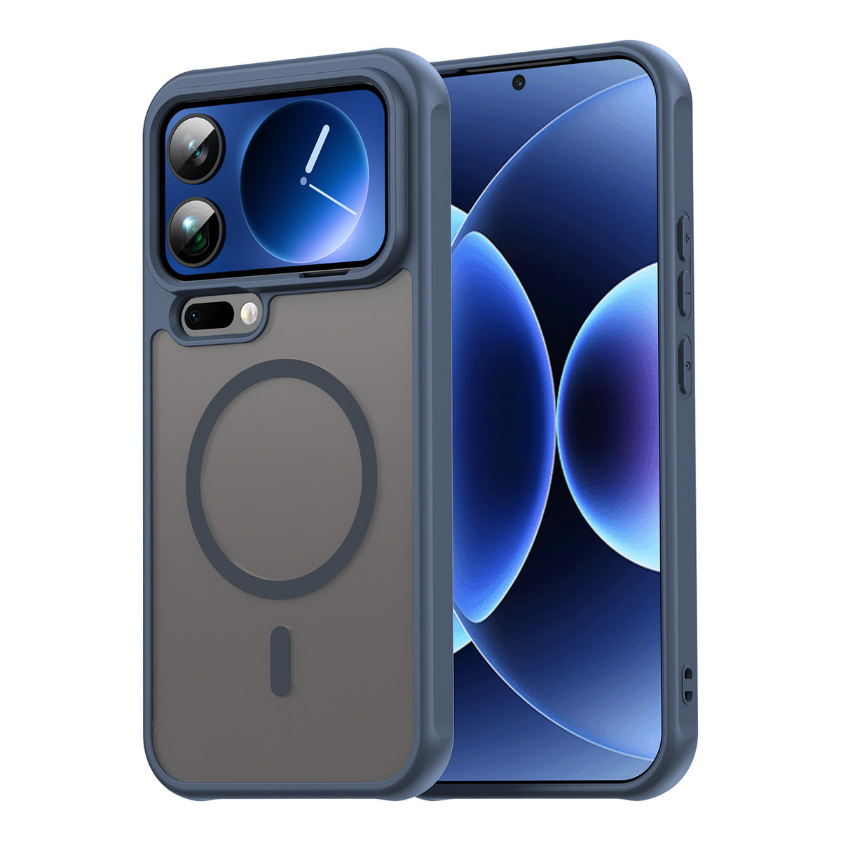 PC+TPU frosted magnetic phone case for Xiaomi 17 Pro