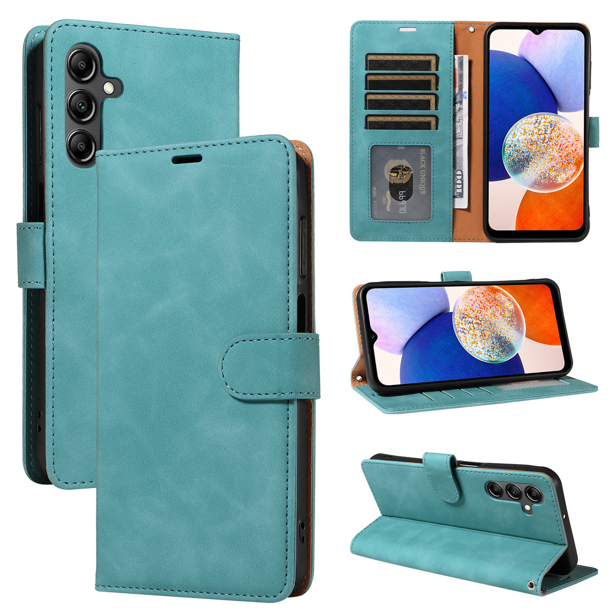 Leather Wallet Phone Case | Card Holder for Samsung Galaxy A16 5G