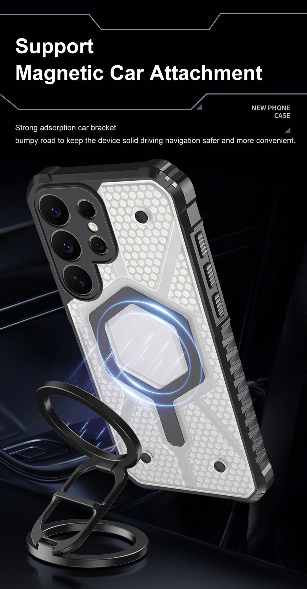 Magnetic shockproof phone case for Samsung S26 Ultra