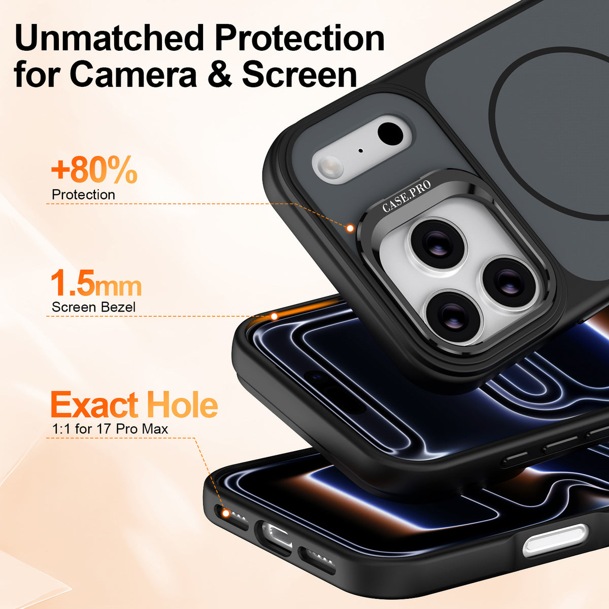 MagSafe TPU Shockproof Phone Case for iPhone 16