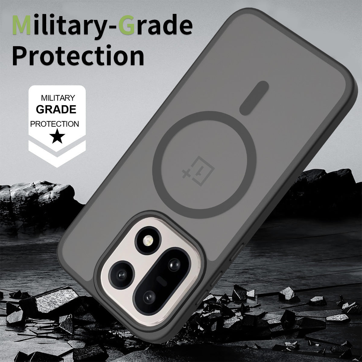TPU magnetic phone case with a skin-like feel, suitable for OnePlus 15 5G