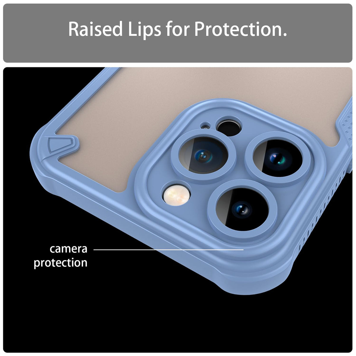 Raised camera protection Samsung A16 phone case, precise cutouts semi-transparent frosted PC hard cover