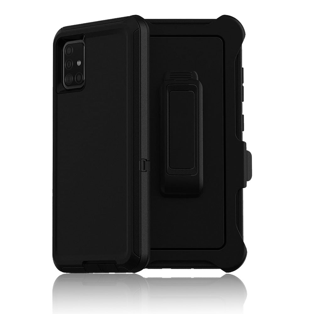 3-in-1 Full Coverage Drop-Proof Transparent Phone Case for Samsung Galaxy A06