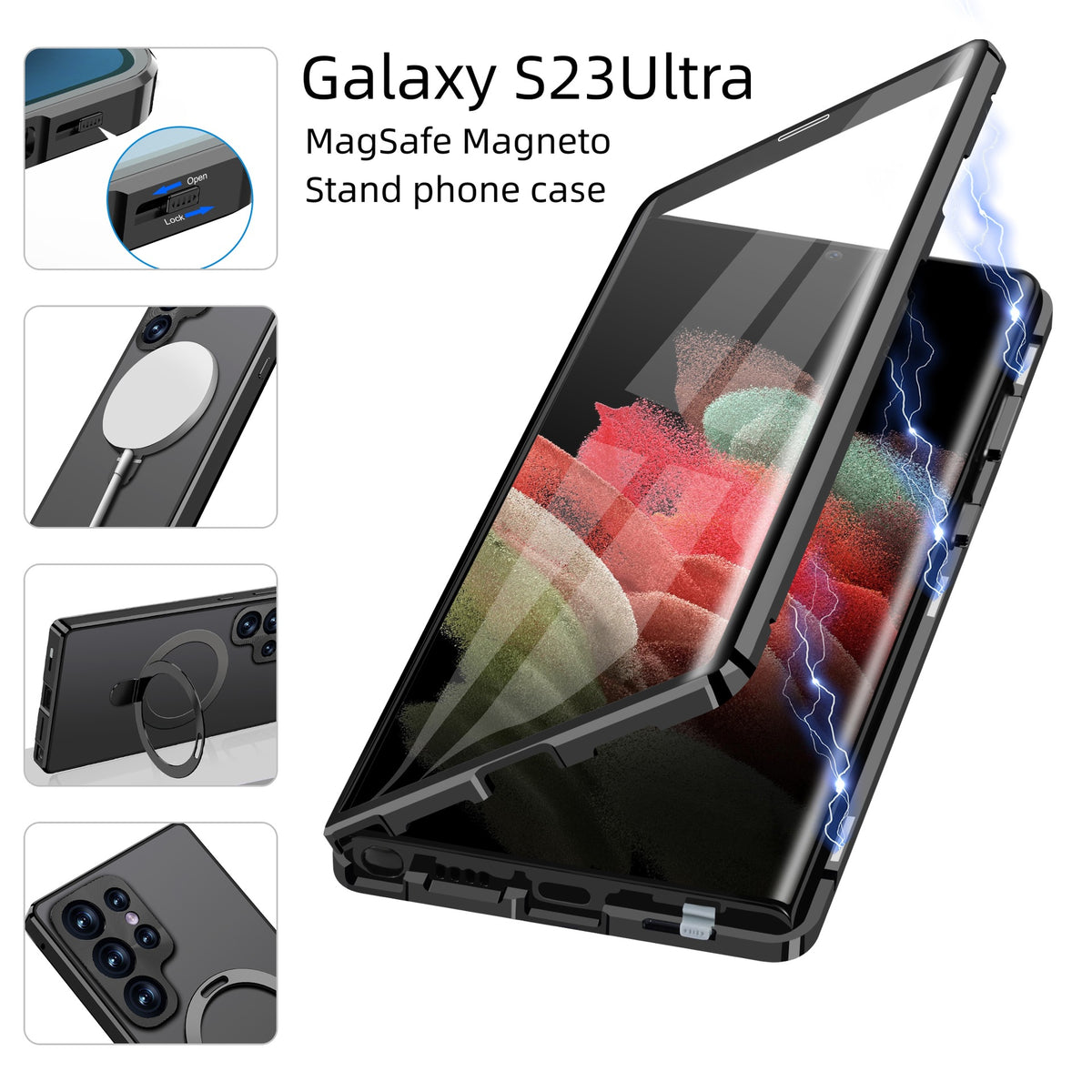 Samsung-S25-Ultra-MagSafe-Kickstand-Metal-Shockproof-Case-2