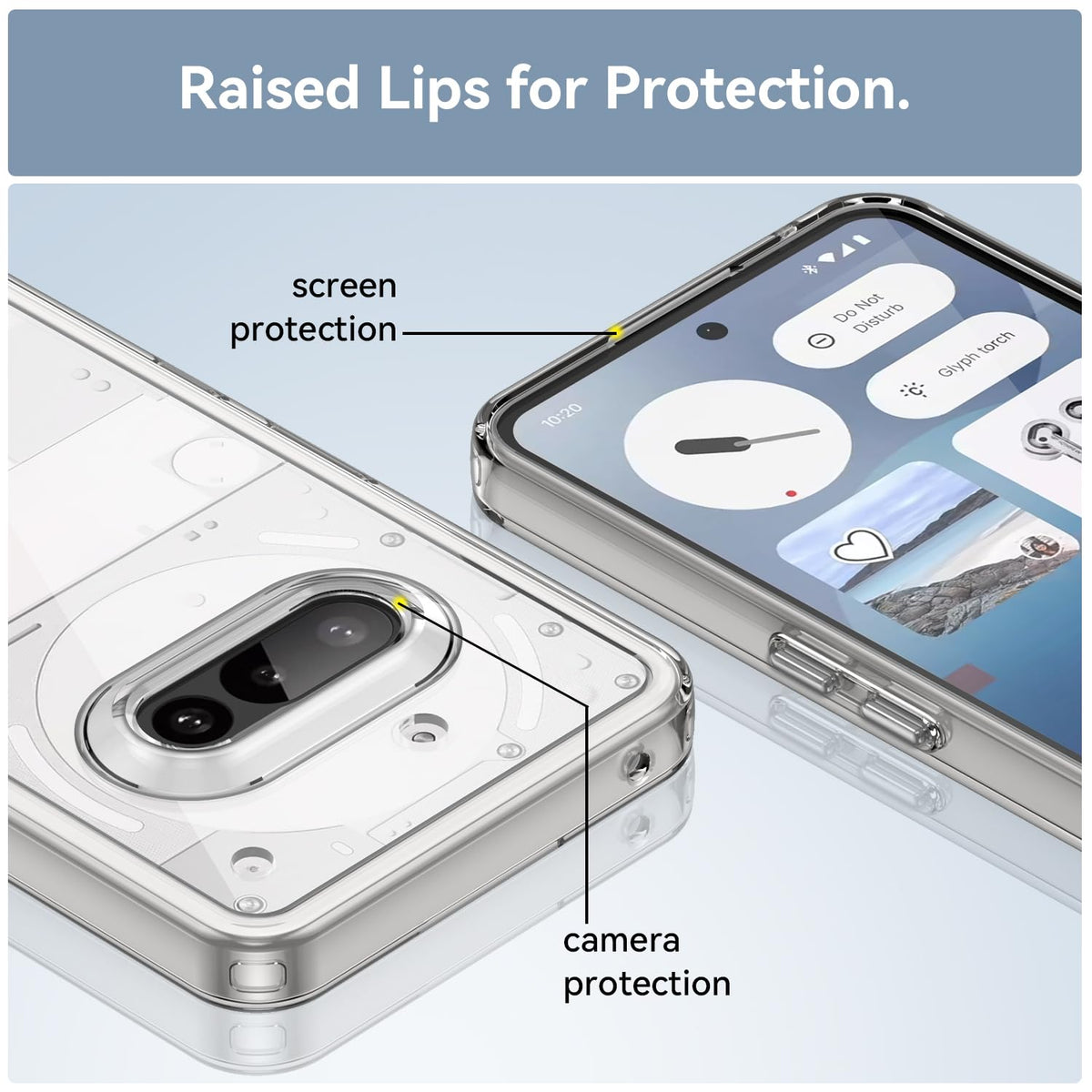 Buy Nothing Phone 3a clear case online with free shipping worldwide