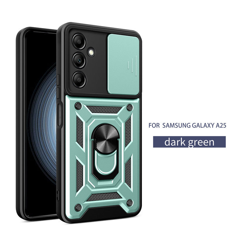 Suitable for Samsung A13 sliding window car magnetic phone case