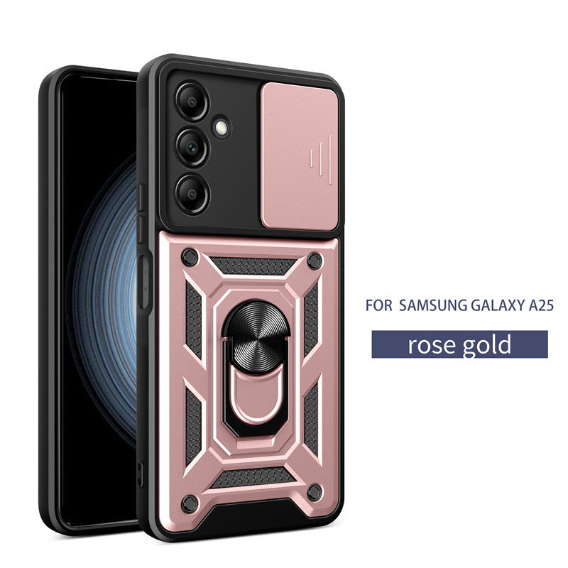 Suitable for Samsung A13 sliding window car magnetic phone case