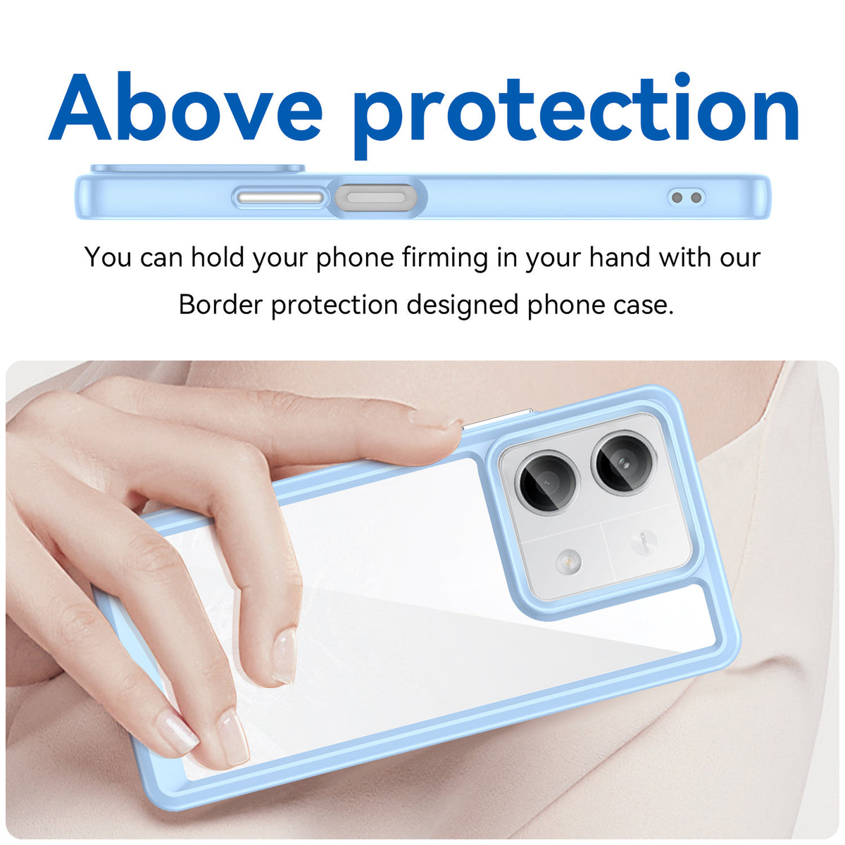 TPU silicone shockproof phone case for Redmi Note 13 Pro 5G
