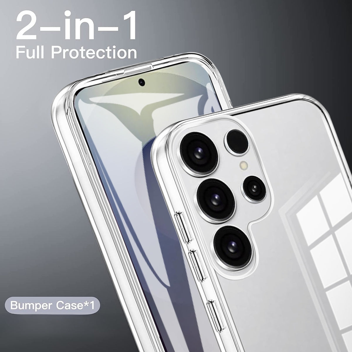 TPU transparent Shockproof phone case for Samsung Galaxy S25 Ultra