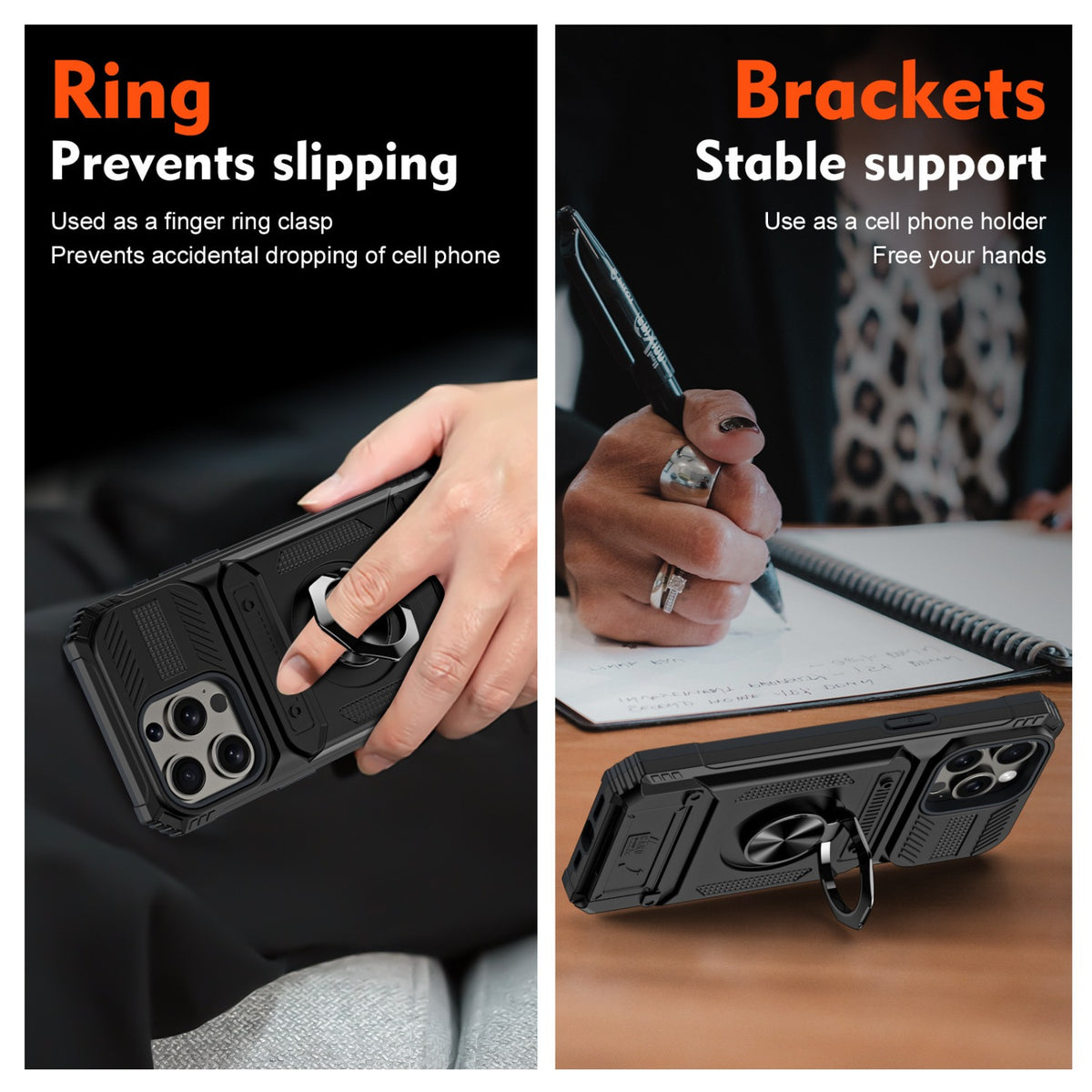 Magnetic hidden  Card Holder phone case for iPhone 17 Pro Max