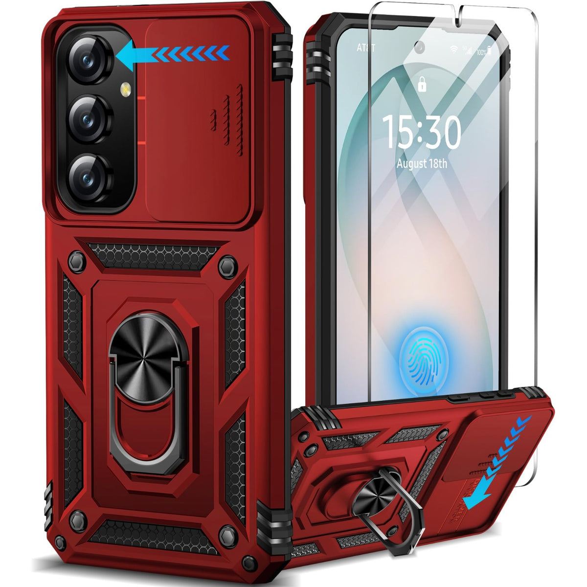 360¡ã Rotating Stand Shockproof phone case for Samsung Galaxy S26 With