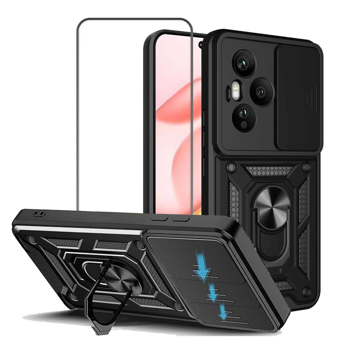 TPU+PC shockproof phone case for Redmi Note 15 Pro 5G with screen pro